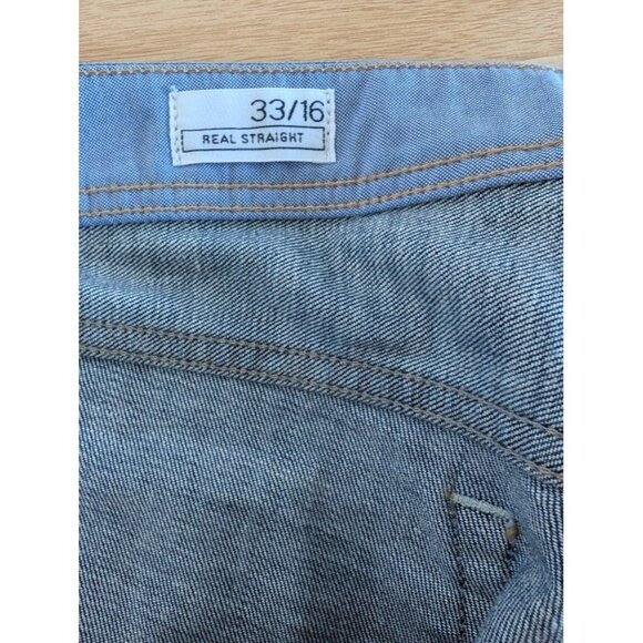Gap 1969 Jeans Women's Size 33/16 40x32 Y2K Real Straight Mid Rise Slim Long NEW - Picture 8 of 9